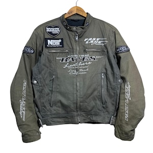 Vintage Bates Leather Jacket - Etsy