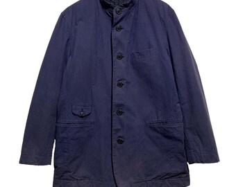 Vintage Issey Miyake Bomber Jacket: 80s Tsumori Chisato Navy Nylon