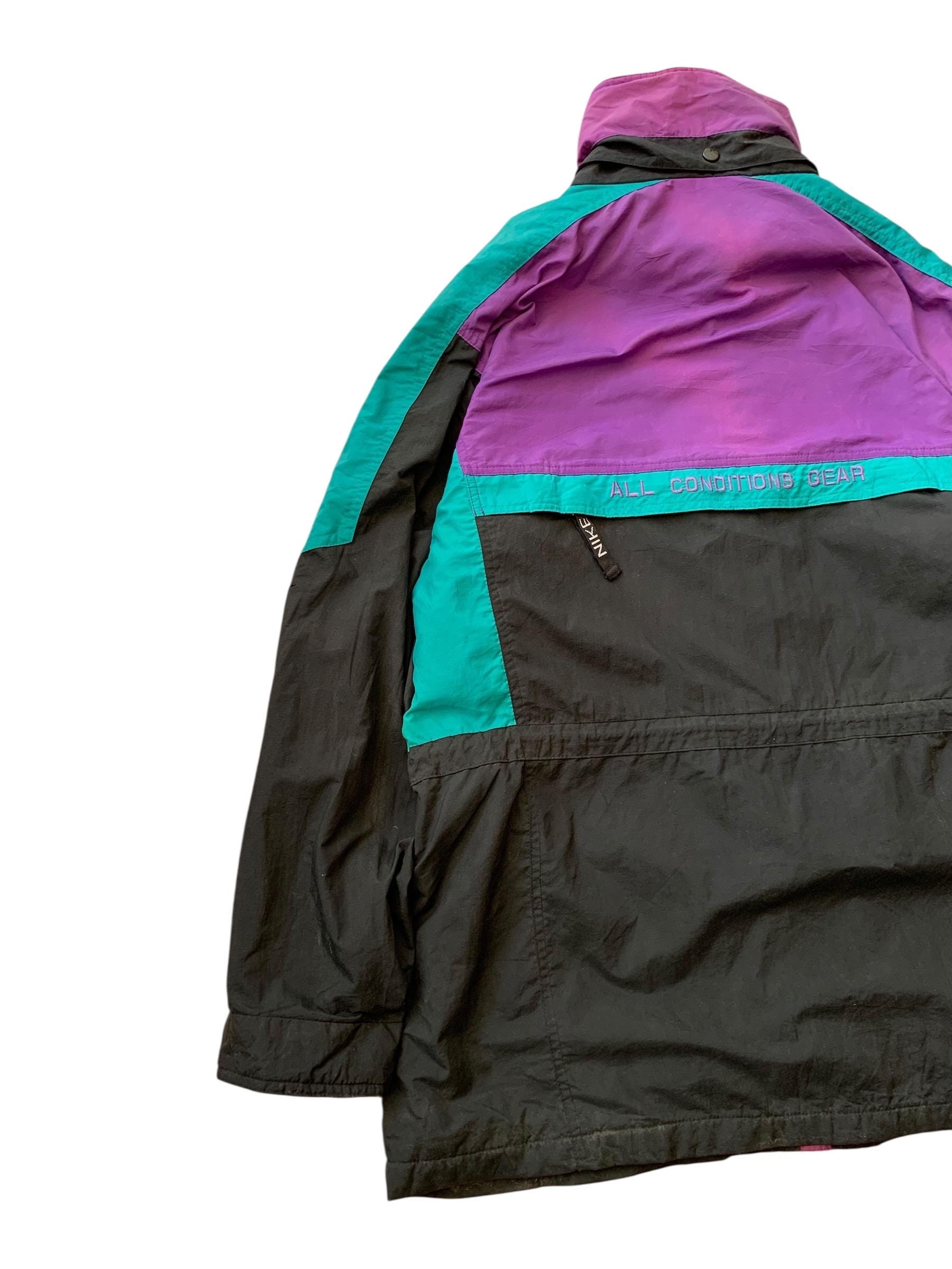 Vintage Nike ACG Outdoor Jacket Colourblock - Etsy