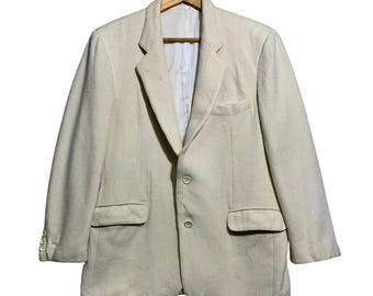 Y’s Yohji Yamamoto Mens Casual Jacket Cream