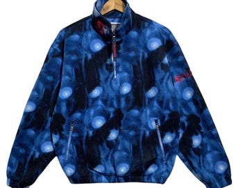 Salomon Printed Fleece Outdoor Jacket Halfzipper