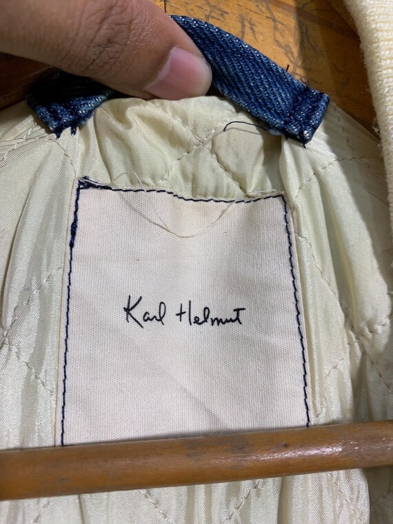 Vintage 90s Karl Helmut Denim Bombers Jackets Parachute - Etsy
