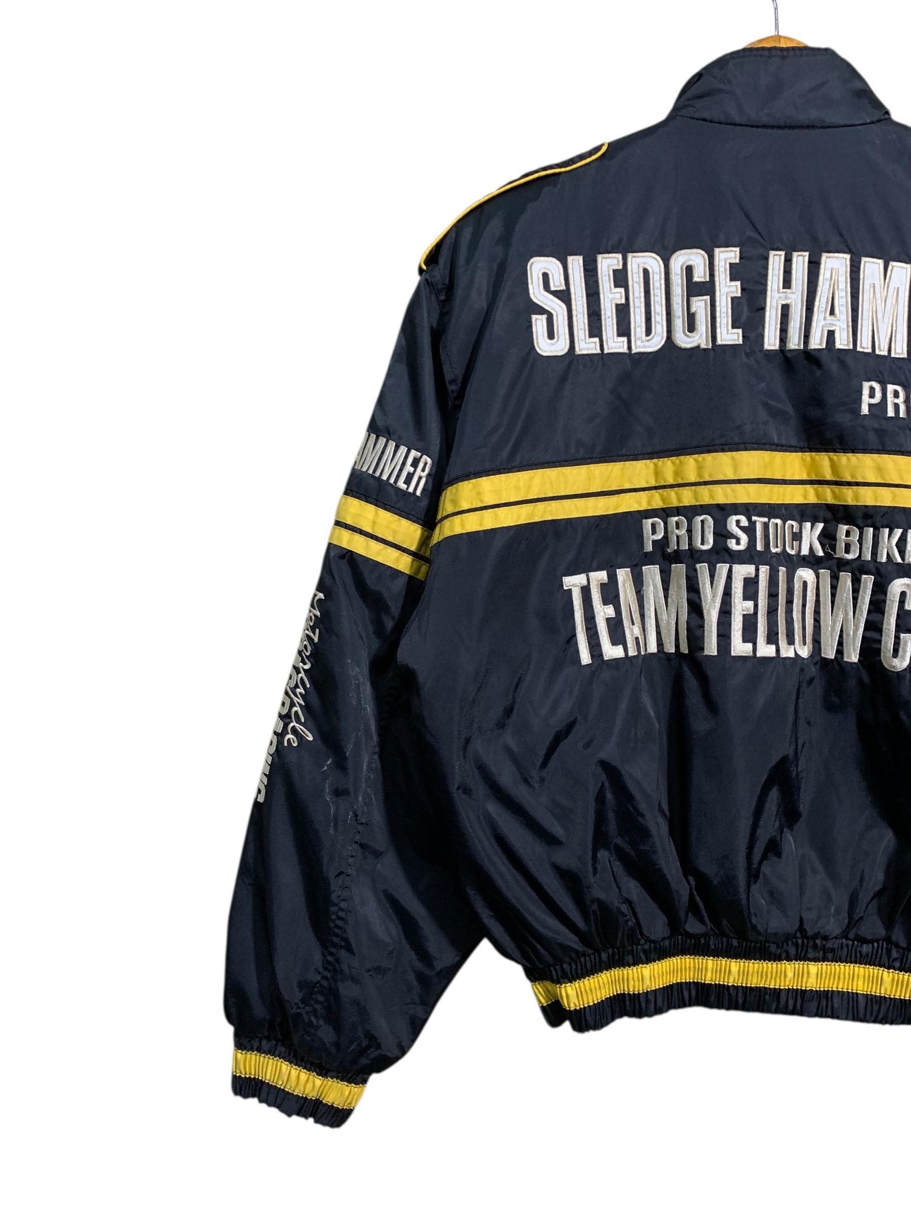 e*n様 YELLOW CORN SLEDGE HAMMER ジャケット Yellow Corn Sledge Hammer Racing Jackets - Etsy