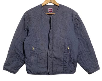 Vintage 80's Issey Miyake Care Label Bomber Jacket - Etsy Vintage 80's Issey Miyake Care Label Bomber Jacket - Etsy