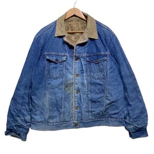 Vintage Wrangler Denim Jackets Sherpa Lined XL