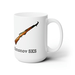 SKS Carbine Coffee Mug 15oz