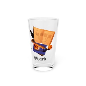 Wizard Dungeons Dragons Pint Glass, 16oz