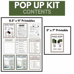 Grüner Kompass l Kundenspezifische Pop Up Printables l NUR Digitaler Download