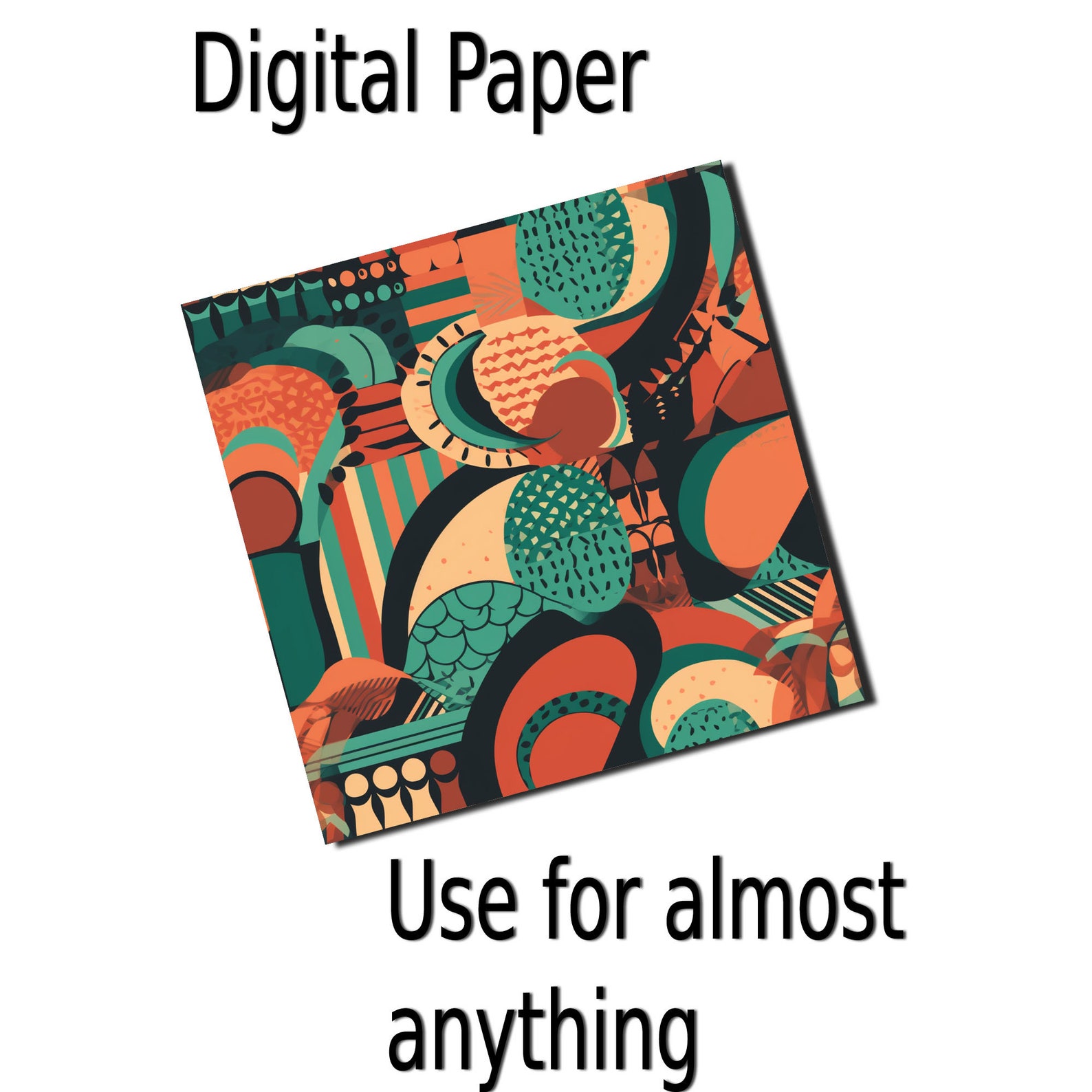 Retro Seamless Pattern 3| Retro Feel Digital Paper | Retro-inspired ...