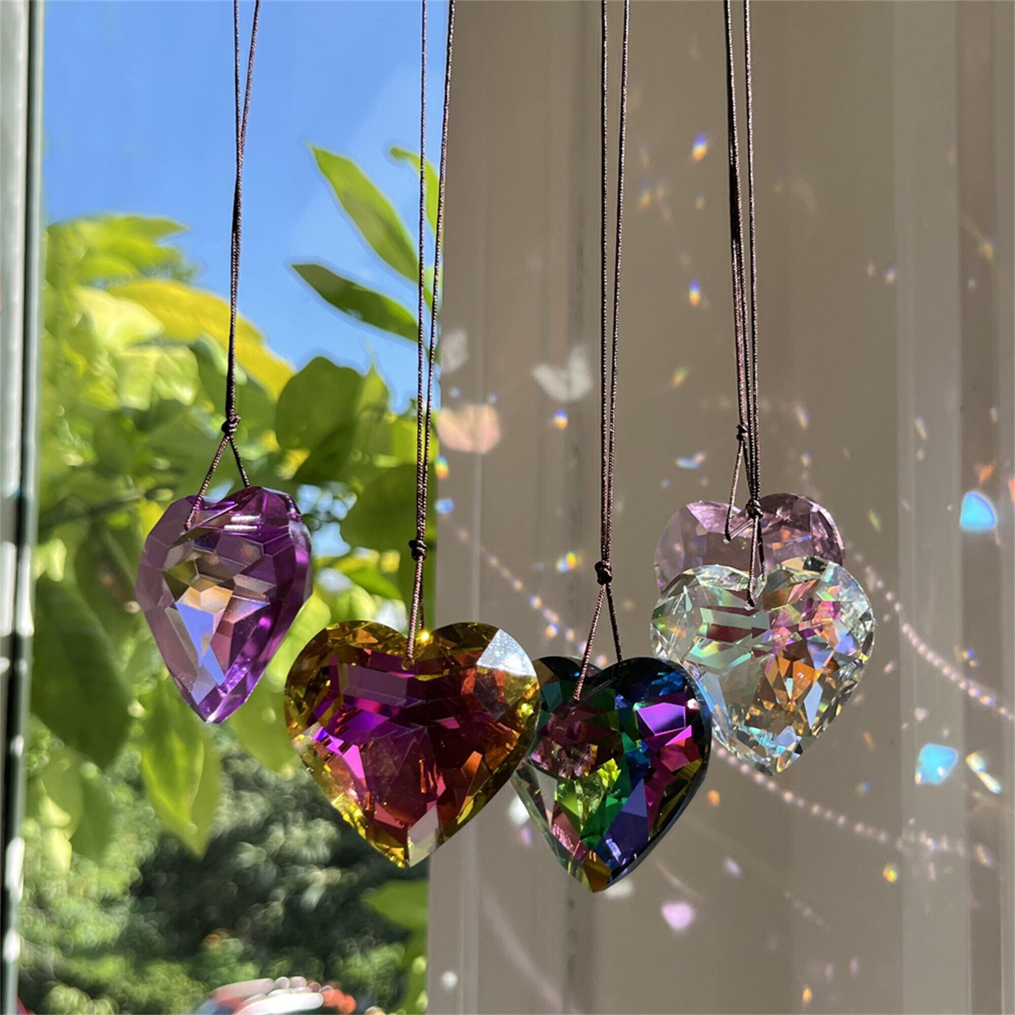 Anseal 3 Pack Diamond Art Suncatcher Wind Chime Kits for Adults Kids,  Double Sided Crystal Sea Animals Diamond Painting Hanging Ornament  Suncatchers