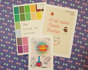 Zine bundle | 3 pack | The Sound of Colour + A Cat Called Robert Sheehan + Solar Voom