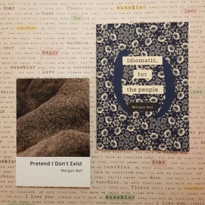 Poetry book bundle | 2 pack | Pretend I Don&#39;t Exist + Idiomatic, For The People