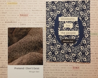 Paquete de libros de poesía / paquete de 2 / Finge que no existo + Idiomatic, For The People