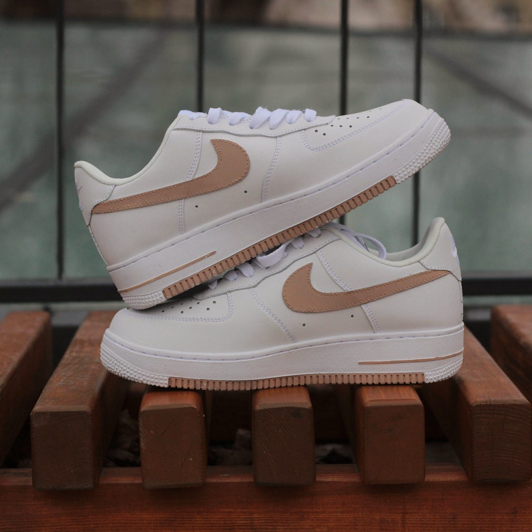 custom brown af1