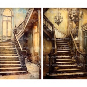 30 Haunted Mansion Junk Journal Pages Digital Vintage Mansion Junk ...