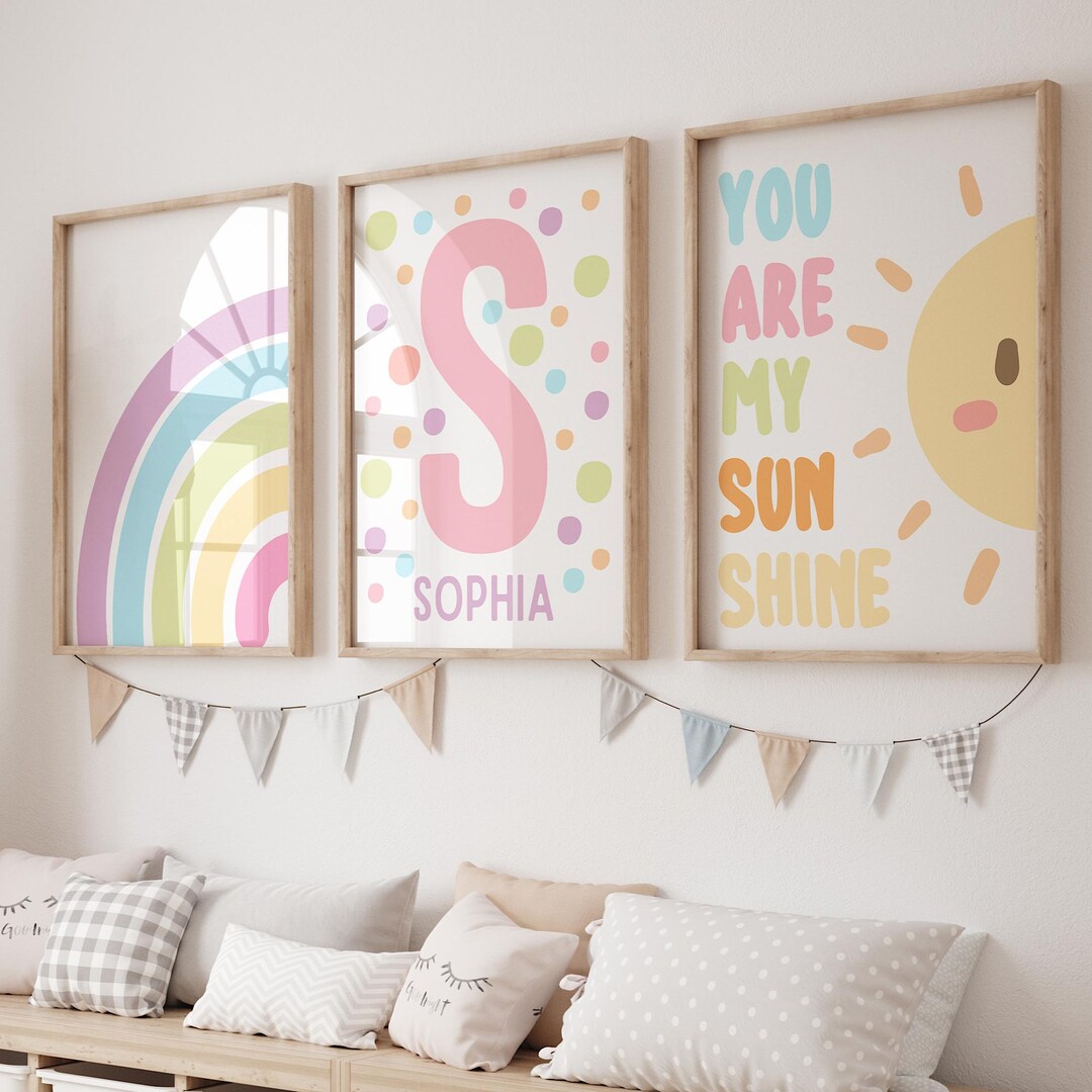 You Are My Sunshine Print, Sunshine Nursery, Sun Print, Sun Decor Girls ...