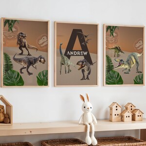 Dinosaur Prints, Dinosaur Wall Art, Dinosaur Nursery Print, Dino Print, Dinosaur Theme Room, Boys Bedroom Prints, Dinosaur Art