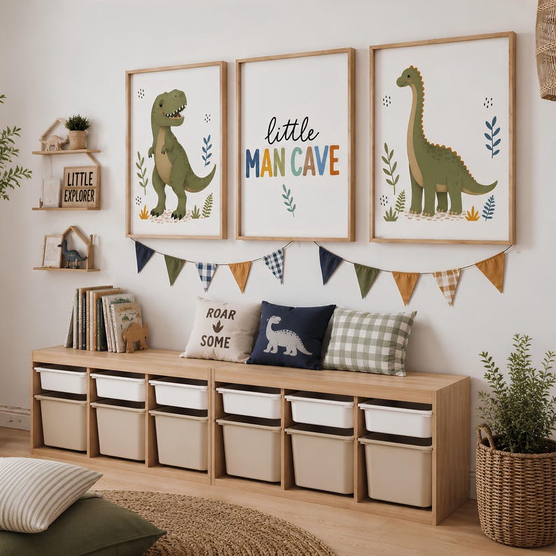 Boys Playroom Wall Art Set of 100, Educational Learning Posters, Boys Nursery Decor, Printable Kids Room Prints, Alphabet Numbers Art image 15