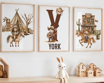 Cowboy Nursery Prints, Cowboy Theme Boys Room, Cowboy Wall Art, Western Theme Room, Western Prints, Cowboy Decor, Western Nursery Prints