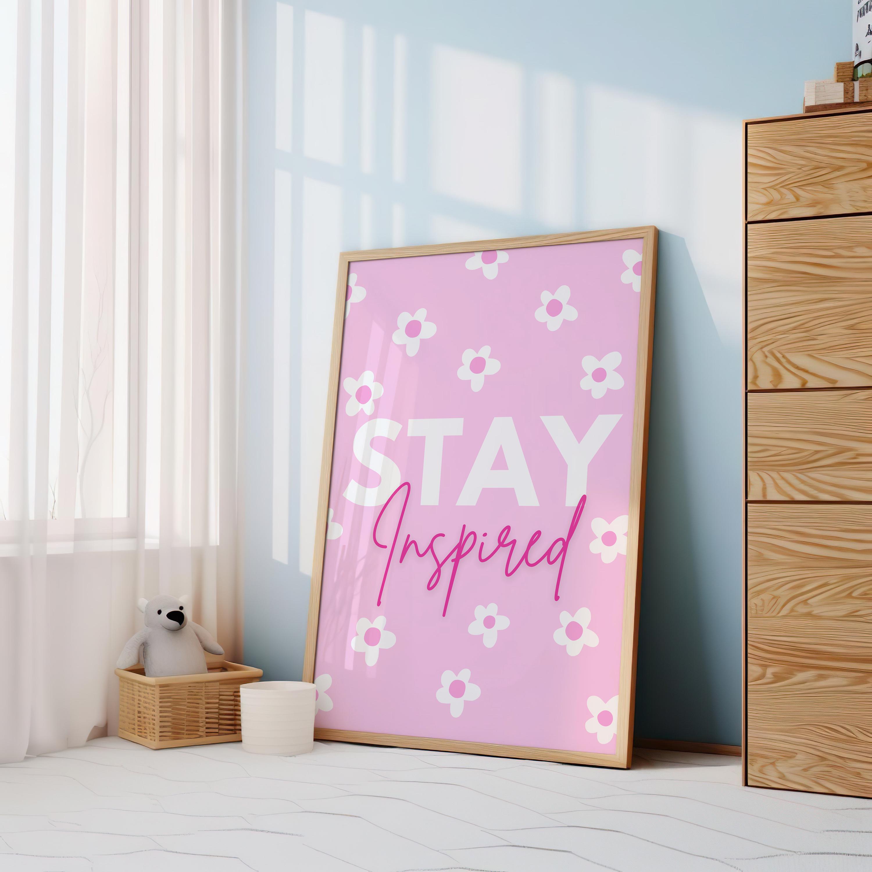 Pink Daisy Print Pink Daisy Print Set of 3, Daisy Nursery Print, Daisy Wall Art, Daisy ...