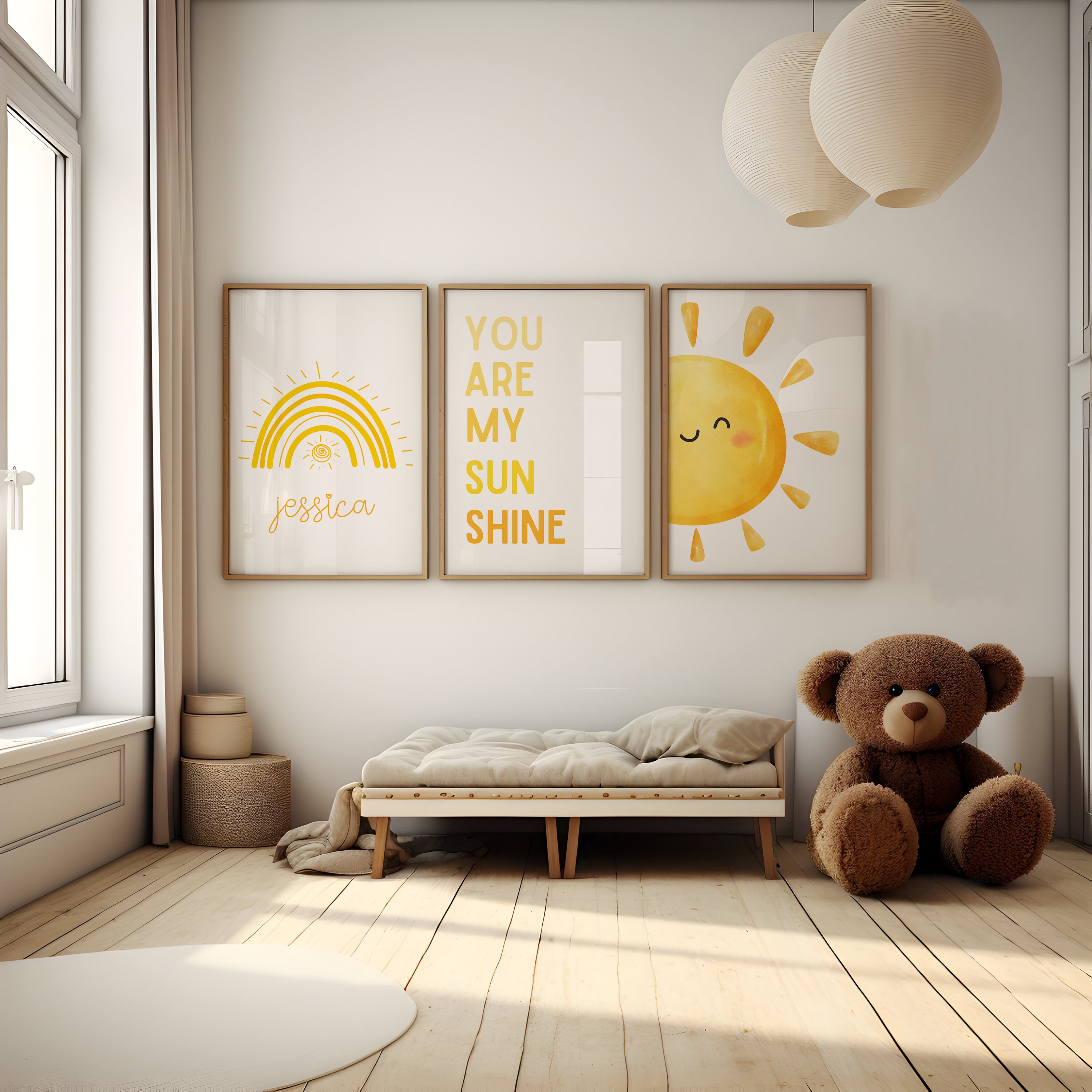 You Are My Sunshine Nursery Wall Art, Sun Nursery Print, Sun Wall Art ...