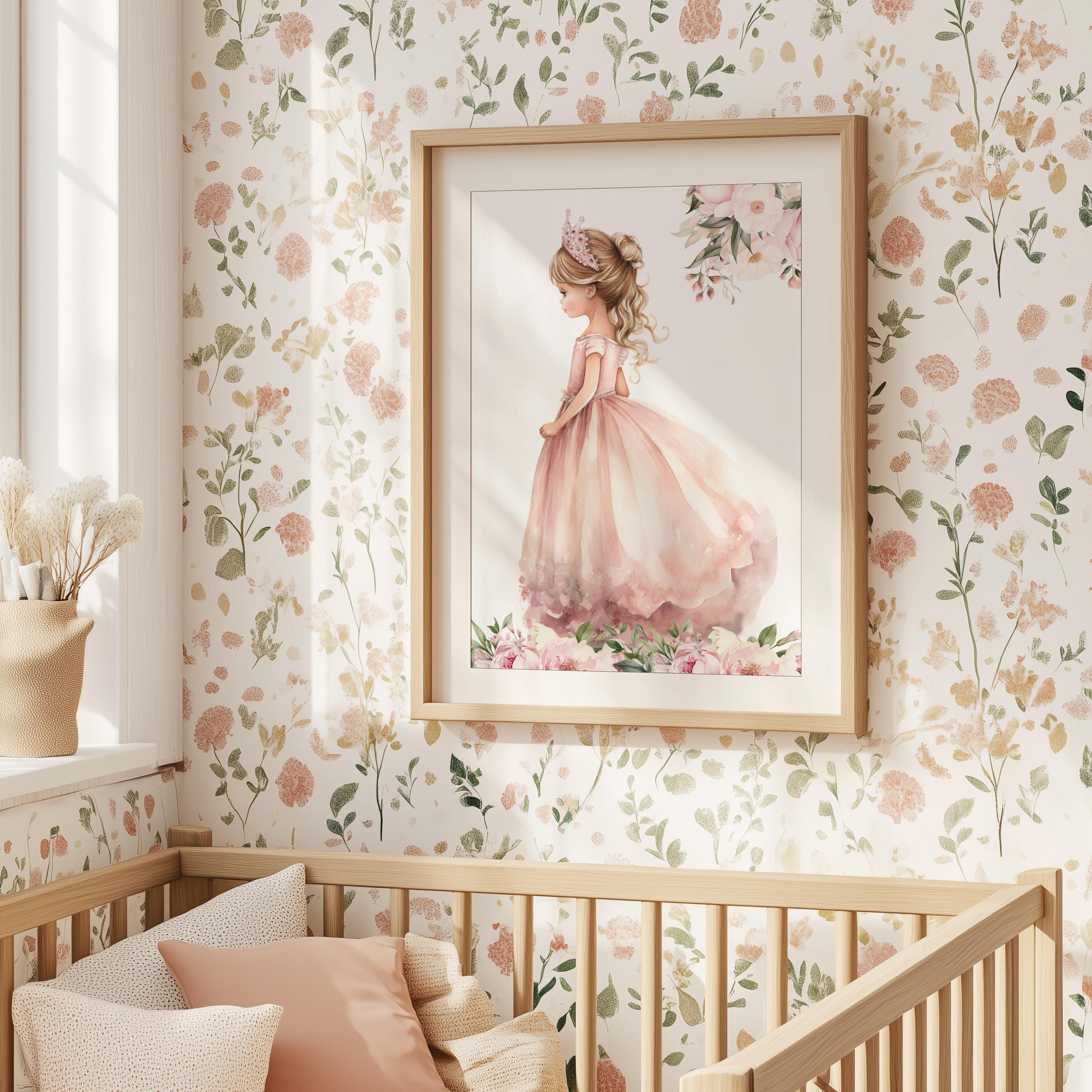 Princess Wall Art Set of 15, Unicorn Nursery Prints, Princess Girls ...