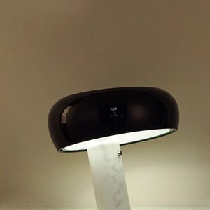 Italian Mushroom Marble Desk Lamp