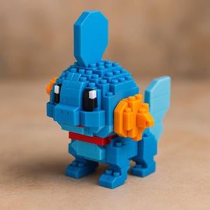 Kit de construção de axolote fofo - 316 peças - Criatura aquática inspirada em anime - Brinquedo divertido para todas as idades - Bloco de construção - Decoração para casa