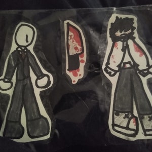 Creepypasta All Characters  Sticker by fantasmahappy