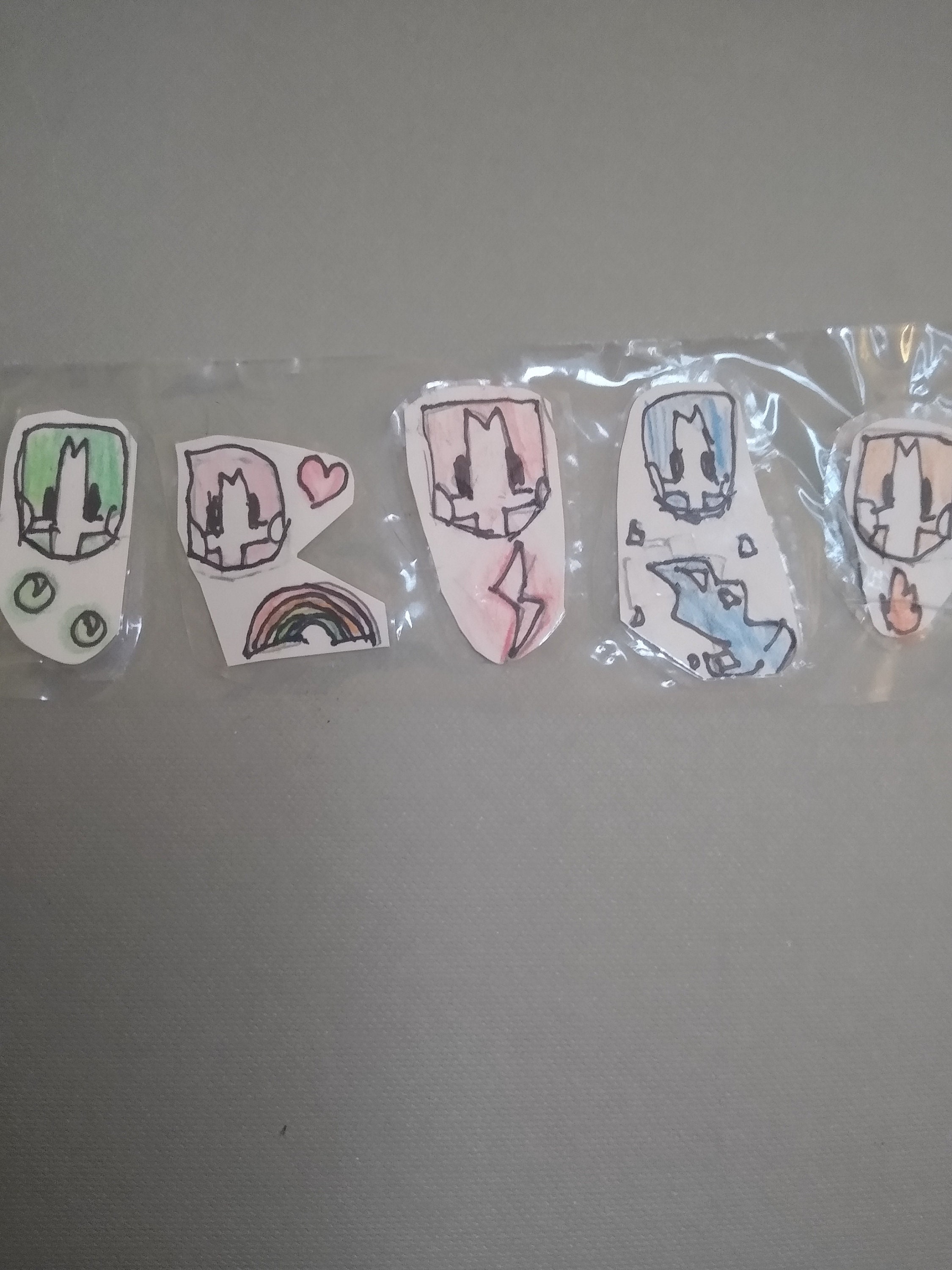 castle crashers stickers