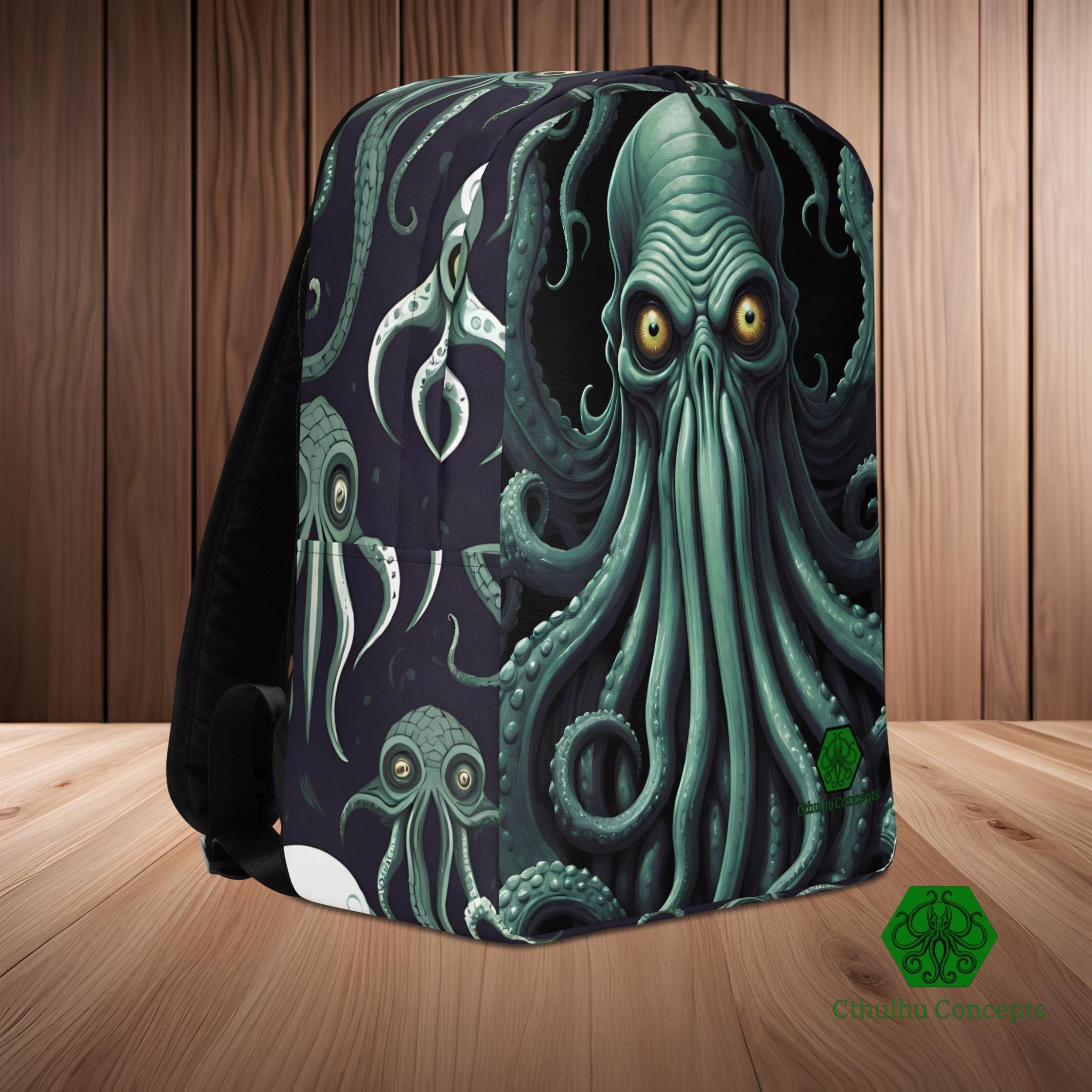 cthulhu inspired leather bags and backpacks Handbag | HP LOVECRAFT Handbag | GOTHIC HANDBAG this Lovecraftian Black Leather Tote is a must Cthulhu Backpack - Etsy