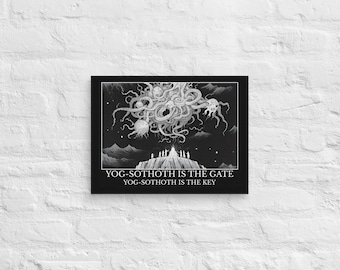 Yog-Sothoth Canvas Art: Lovecraftian Cosmic Horror Wall Decor