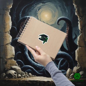 Funny Cthulhu Sticker: &quot;Yuh Drippy Boi&quot; Lovecraftian Art