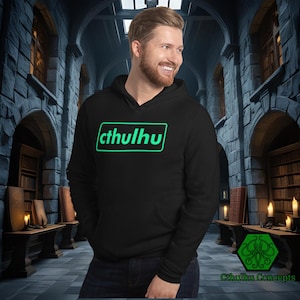 Call of Cthulhu Unisex Hoodie – Halloween Gothic Horror Pullover Gift for Geeks