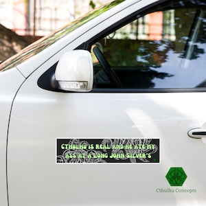 Grappige Cthulhu-bumpersticker | Call of Cthulhu autosticker | Lovecraftian horror humoristische autosticker | HP Lovecraft-fancadeau | Humor voor volwassenen