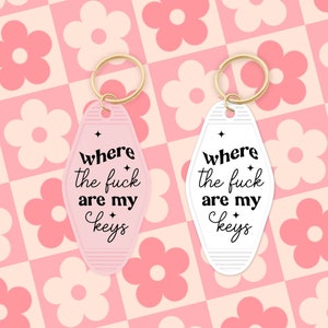 Girly car keyrings discount