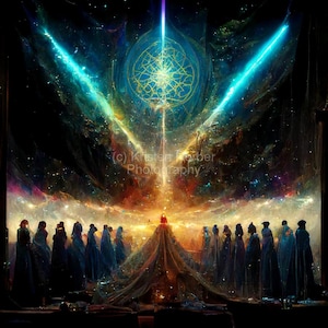 Galactic Council Of Lightworkers – Quantum Healing Artwork
