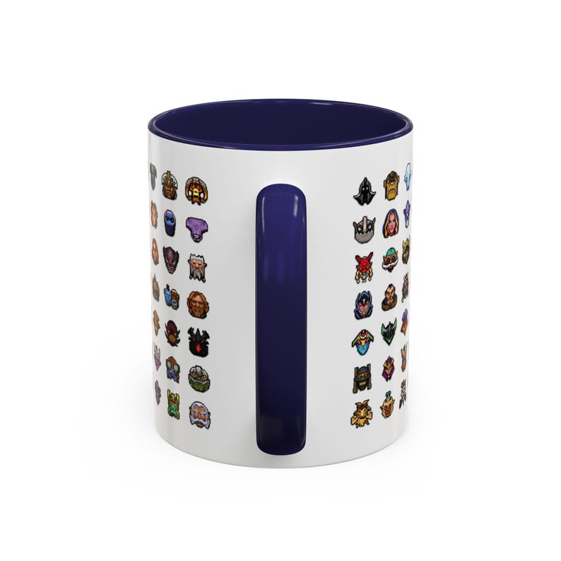 Dota 2 Mug Coffee Mug Gift for Gamers Dad Gamer Coffee Cup, Dota2 Fan Gift for Boyfriend, Gift for Teenagers Dota2 Heroes Minimap Icons image 9