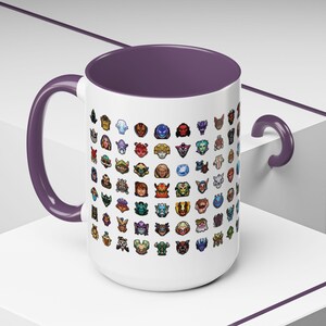 Dota 2 Mug Coffee Mug Gift for Gamers Dad Gamer Coffee Cup, Dota2 Fan Gift for Boyfriend, Gift for Teenagers Dota2 Heroes Minimap Icons image 6