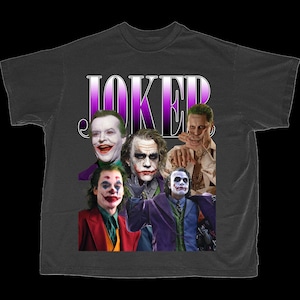 Limited Joker Shirt, Joker Horror Movie Halloween Shirt, Scary Movie shirt, Vintage 90s Joker Shirt, Homage Bootleg T-shirt