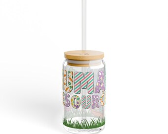 Human Resources Easter Spring Sipper Glass