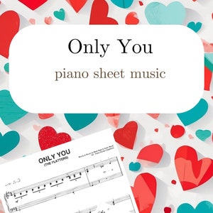 Only You (The Platters) - Piano Sheet Music by Buck Ram and Ande Rand
