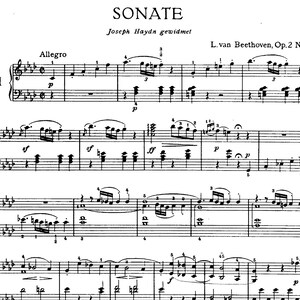Beethoven Piano Sonata No. 1 in F Minor, Op. 2 No. 1 – Complete (3 Movements) | Digital Download