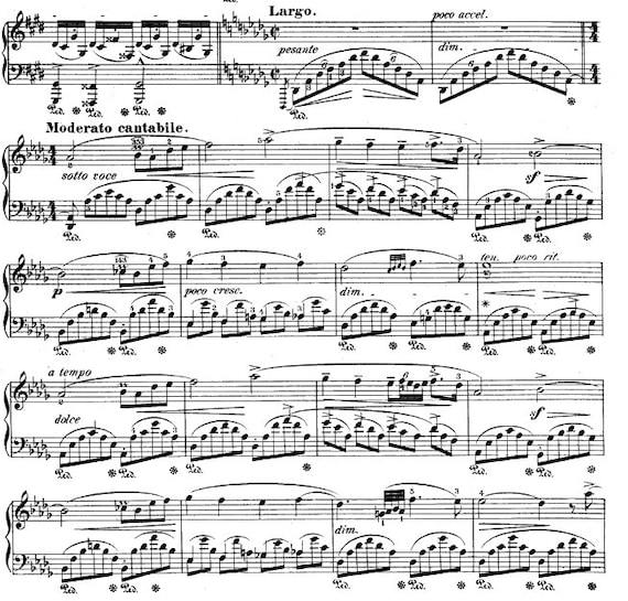 Chopin Fantaisie-impromptu Piano Sheet Music (digital Download) - Etsy