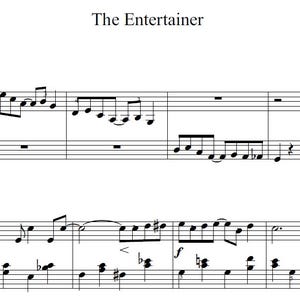 Scott Joplin - The Entertainer, piano sheet music, beginner piano, popular piano pieces, digital download, digital sheet music
