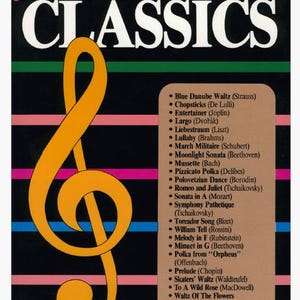 Easy Piano Classics: Popular Sheet Music Arrangements (Digital Download)
