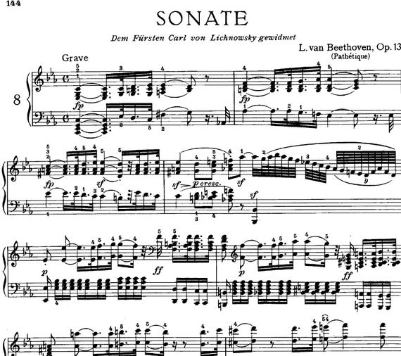 Beethoven Sonata No. 8 