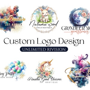 I Will Create Custom Logo Design for your Business | Professional Logo | Logo Maker | Photography logo |Logo Design Custom For Business