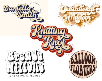 Custom Business Logo Design: Professional Bold Bubbly Brand Maker