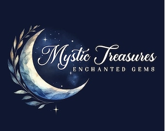 Custom Hand Drawn Business Logo Design, Photography Branding, Watercolor Style